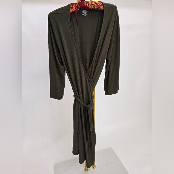 Caden Lane Other - Caden Lane Bamboo Deep Green Maternity Nursing Robe Medium Large XL